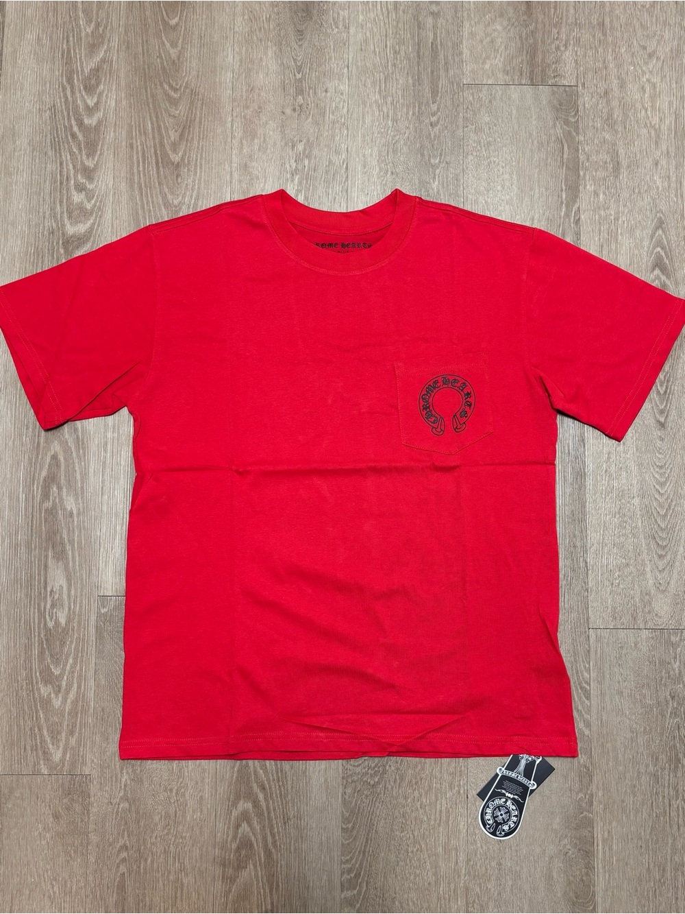 Red Chrome Graphic Pocket Tee